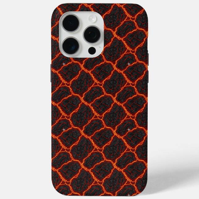 Lava Flow Seamless Pattern Case-Mate iPhone Case (Back)