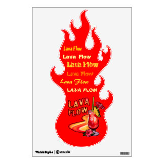 Lava Flow Wall Sticker