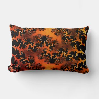 Lava Fractal Lumbar Pillow by FantasyPillows at Zazzle