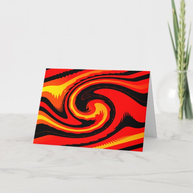 Lava   Greeting Card (Front)