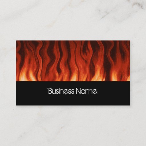 Customizable lava heat ~ bc business card templates