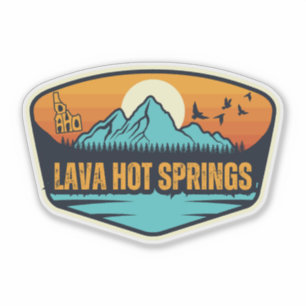Lava Hot Springs, Idaho Sticker