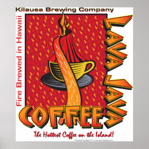 Lava Java Hawaiian Coffee Poster