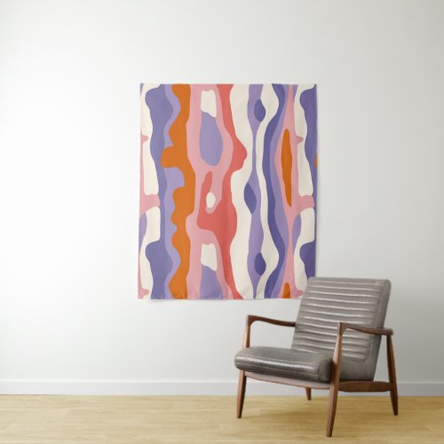 Lava Lines Tapestry