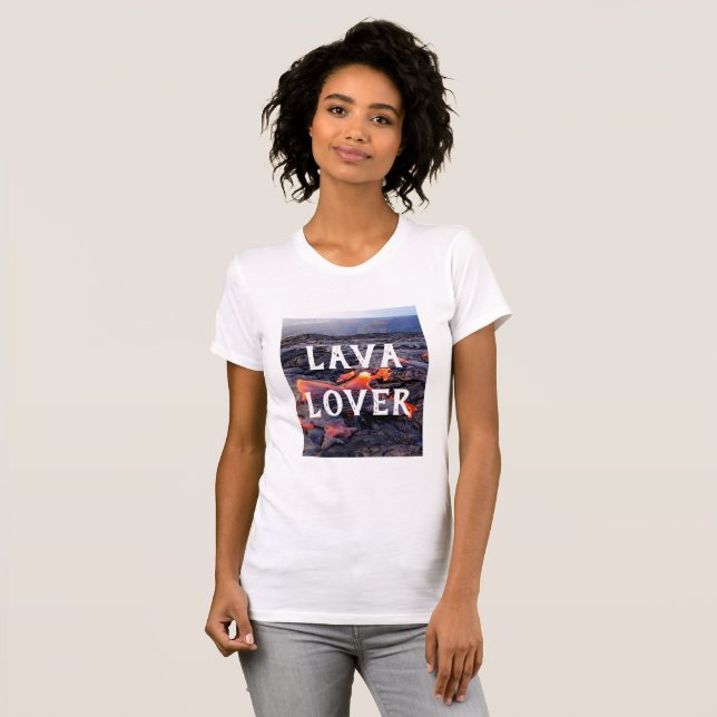 Lava Lover- Volcanic Geology T-Shirt (Front Full)