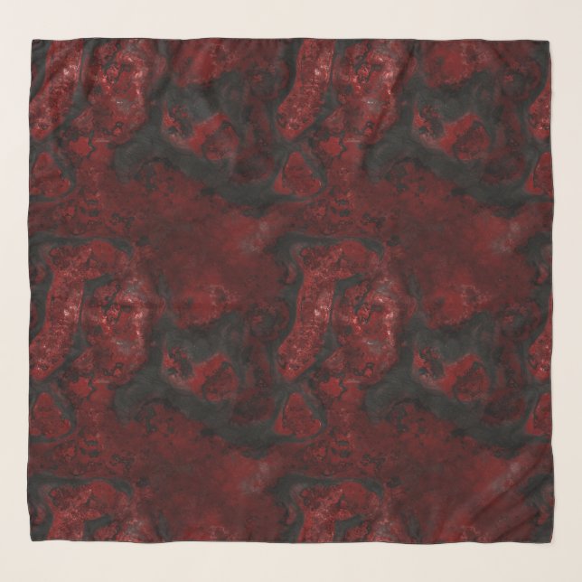 Lava Marble Abstract Scarf (Front)