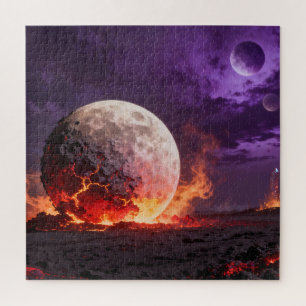 Lava Moon Fantasy Jigsaw Puzzle