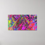 Lava Of Colors Stretched Canvas Print at Zazzle