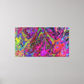 Lava Of Colors Stretched Canvas Print by zzl_157558655514628 at Zazzle