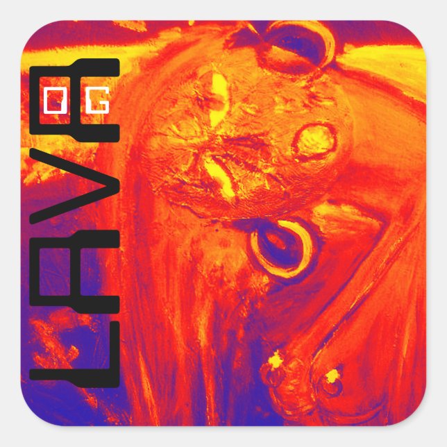 LAVA OG HYBRID SQUARE STICKER (Front)