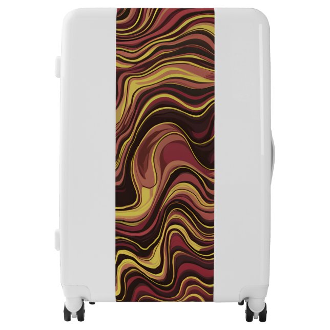 Lava pattern luggage (Front)
