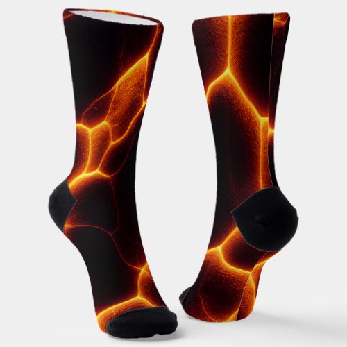 Lava Pattern Sock