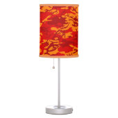 Lava Red Camo Table Lamp (Right)