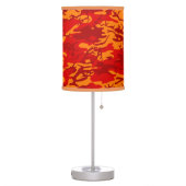 Lava Red Camo Table Lamp (Left)