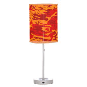 Lava Red Camo Table Lamp (Back)
