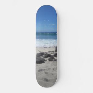 Lava Rock Beach Ocean Waves Skateboard