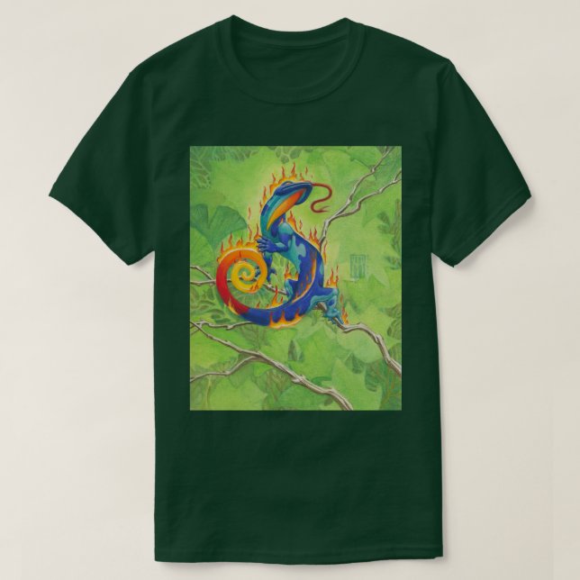 Lava Salamander T-Shirt (Design Front)