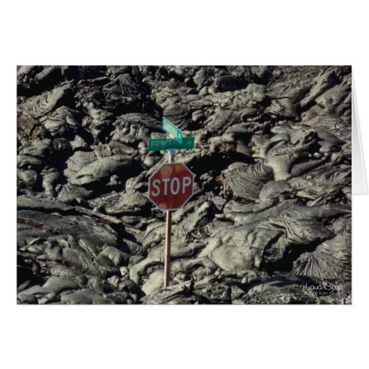 Lava Stop Photo Cards (Front Horizontal)