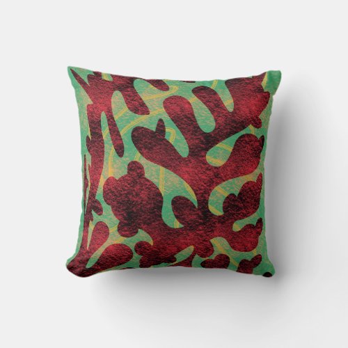 Lava Tubes Throw Pillow