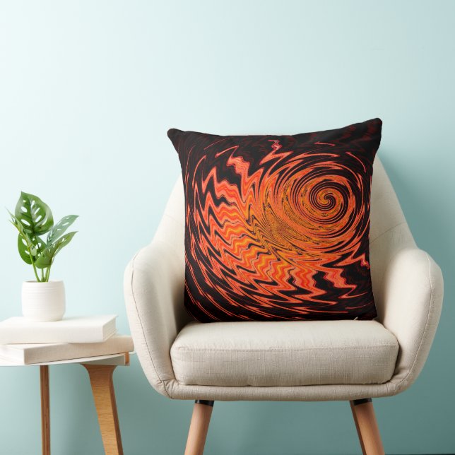 Lava whirlpool....... throw pillow (Chair)