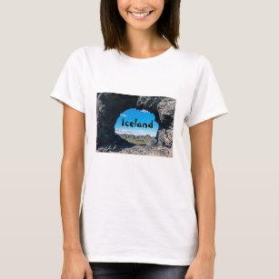 Lava window at Dimmuborgir, Myvatn area - Iceland T-Shirt