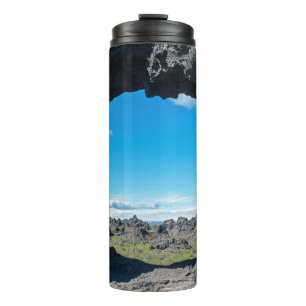 Lava window at Dimmuborgir, Myvatn area - Iceland Thermal Tumbler