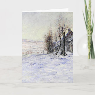 Lavacourt Under Snow Holiday Card