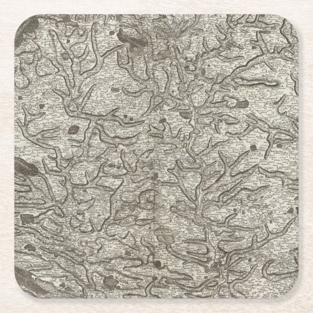 Laval Square Paper Coaster (Front)