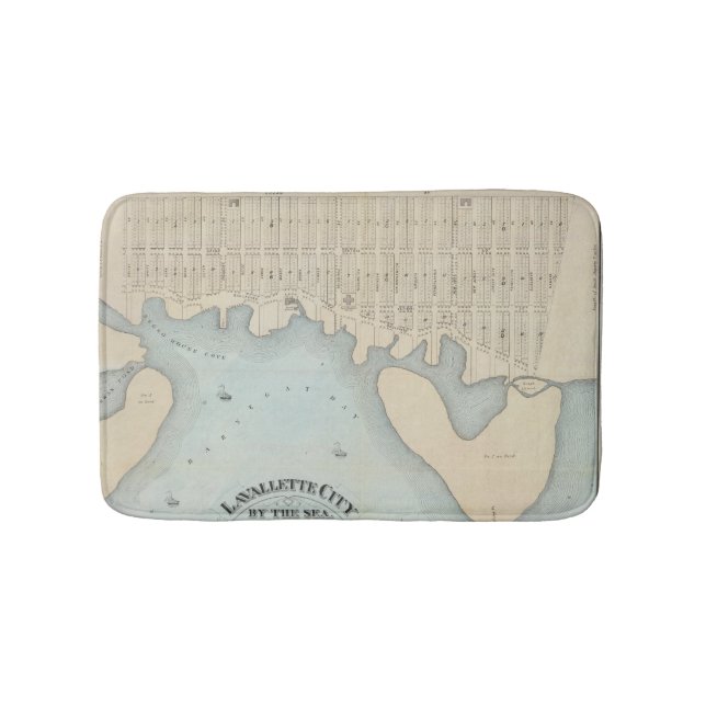 Lavallette City by the Sea, Squan Beach, NJ Bathroom Mat (Front)