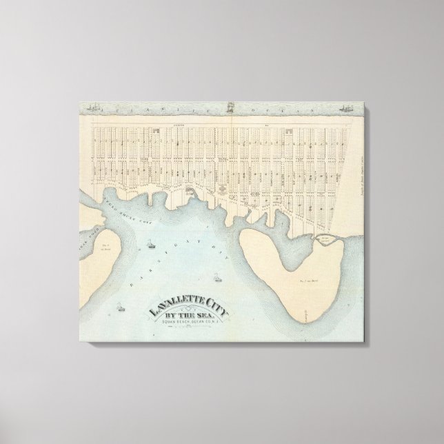 Lavallette City by the Sea, Squan Beach, NJ Canvas Print (Front)