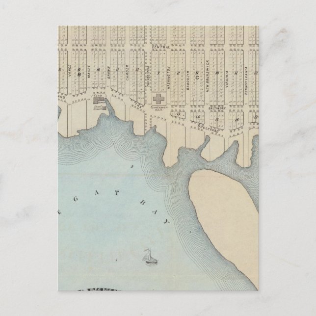 Lavallette City by the Sea, Squan Beach, NJ Postcard (Front)