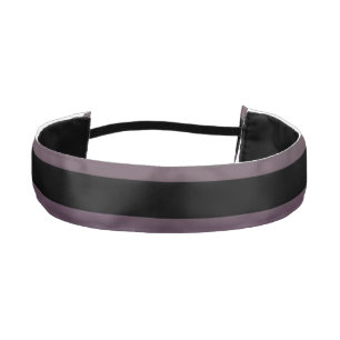 Lavander Black Strip Headband