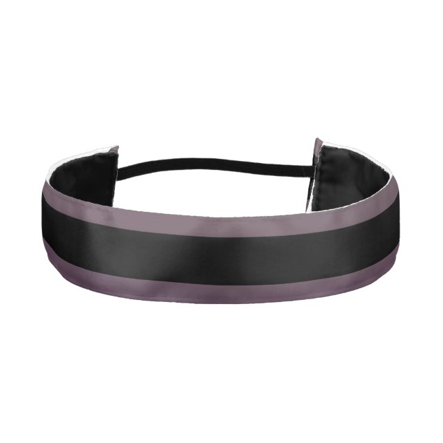 Lavander Black Strip Headband (Front)