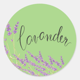 Lavander Classic Round Sticker