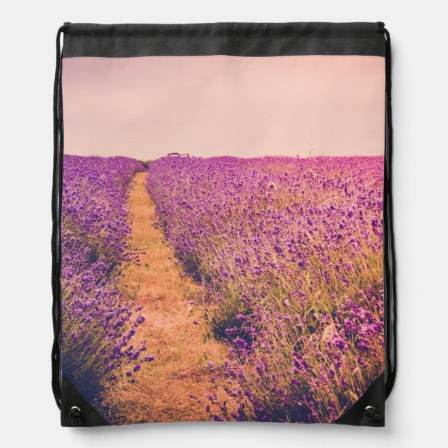 Lavander Drawstring Bag (Front)