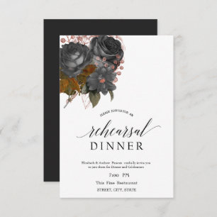 Lavander Greenery Rehearsal Dinner Invitation