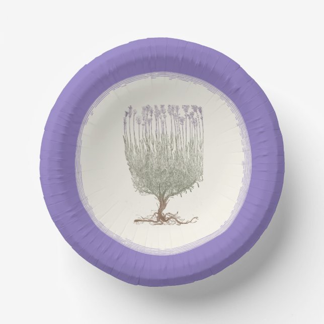Lavander Paper Bowls (Front)