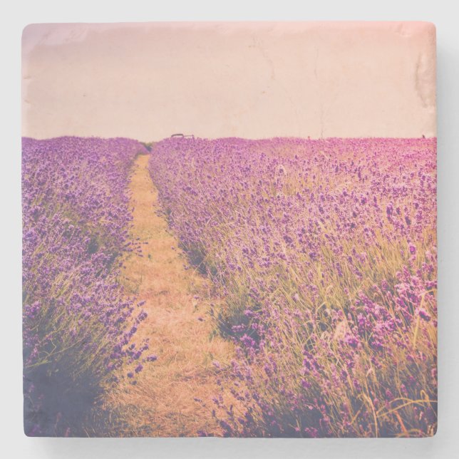Lavander Stone Coaster (Front)