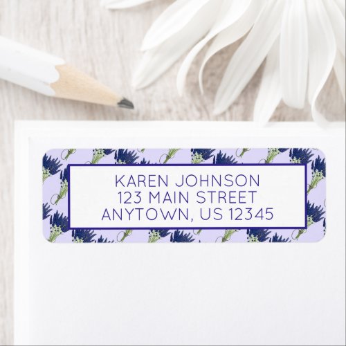 Lavandula Lavender Bunch Herb Purple Flower Garden Label