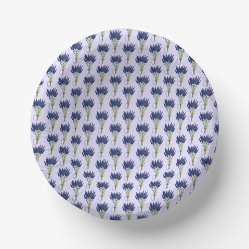 Lavandula Lavender Bunch Herb Purple Flower Garden Paper Bowls