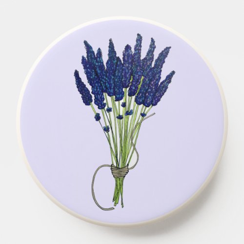 Lavandula Lavender Bunch Herb Purple Flower Garden PopSocket
