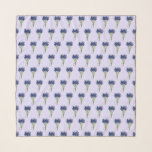 Lavandula Lavender Bunch Herb Purple Flower Garden Scarf<br><div class="desc">Design features an original marker illustration of a bunch of purple lavender, an garden staple popular as an ornamental plant and culinary herb. Used fresh, dried, and as an essential oil in medicine and cosmetics, the perennial lavender (lavandula) flower is known for its fragrant scent. This floral design is also...</div>