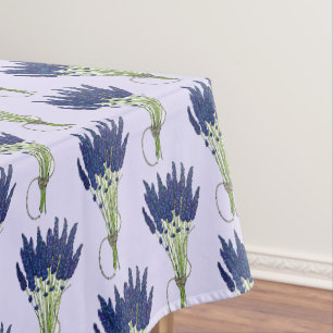 Lavandula Lavender Bunch Herb Purple Flower Garden Tablecloth