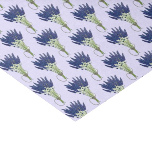 Lavandula Lavender Bunch Herb Purple Flower Garden Tissue Paper