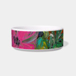 Lavanya Bowl<br><div class="desc">Lavanya Pet Bowl colorful Abstract floral by Artist Tammy Terres</div>