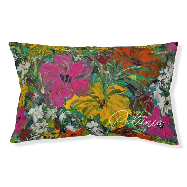 Lavanya Pet Bed - Customize Name (Front)