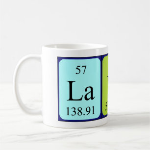 Lavar periodic table name mug