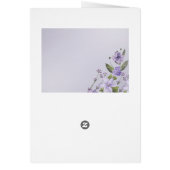 Lavendar Blooms Cards (Back)