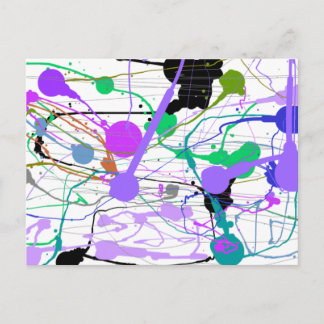 Lavendar Carousell Postcard