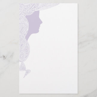 Lavendar Lady Stationery